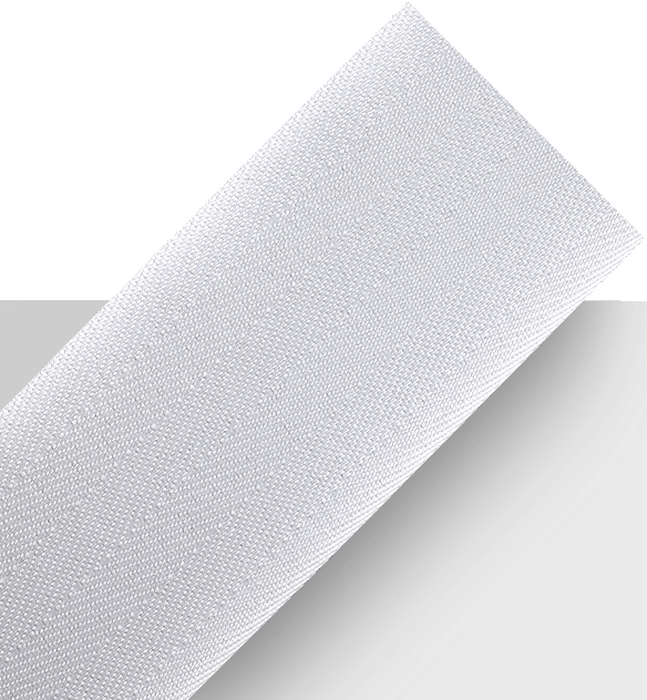 White polyester fabric