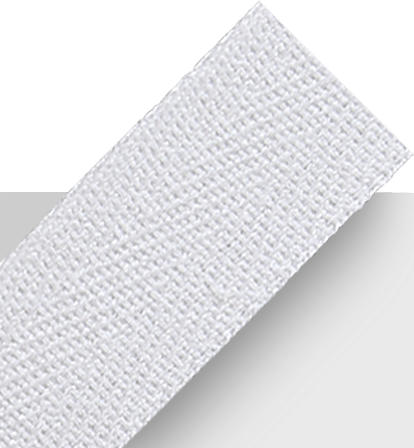 White spunpoly fabric